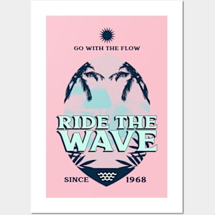 Ride The Wave Surfing Surfer Posters and Art